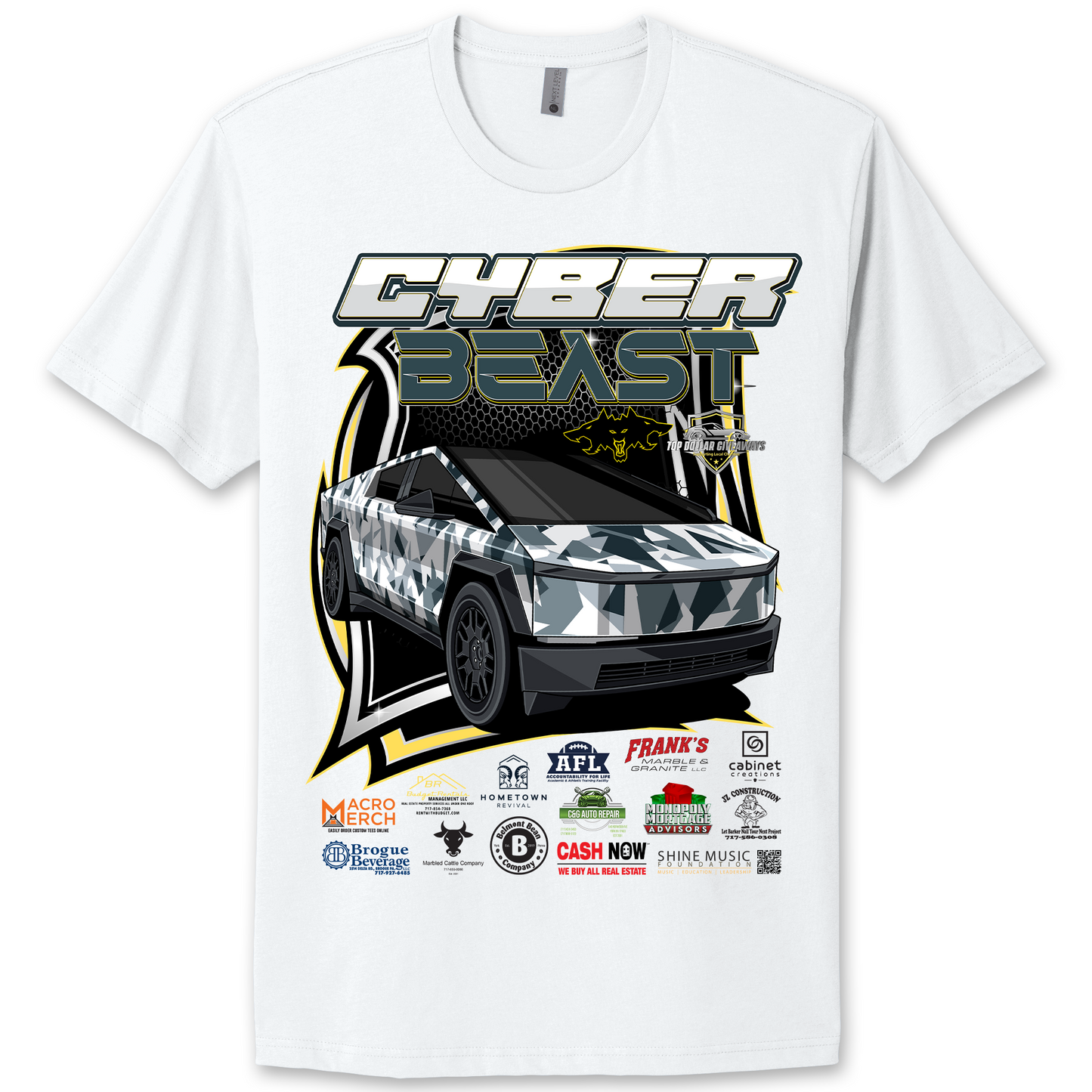 T-Shirt (210 Cyber Beast Giveaway Entries)